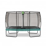 Батут Exit Allure Premium 214x366 см Green с сеткой