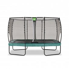 Батут Exit Allure Premium 214x366 см Green с сеткой