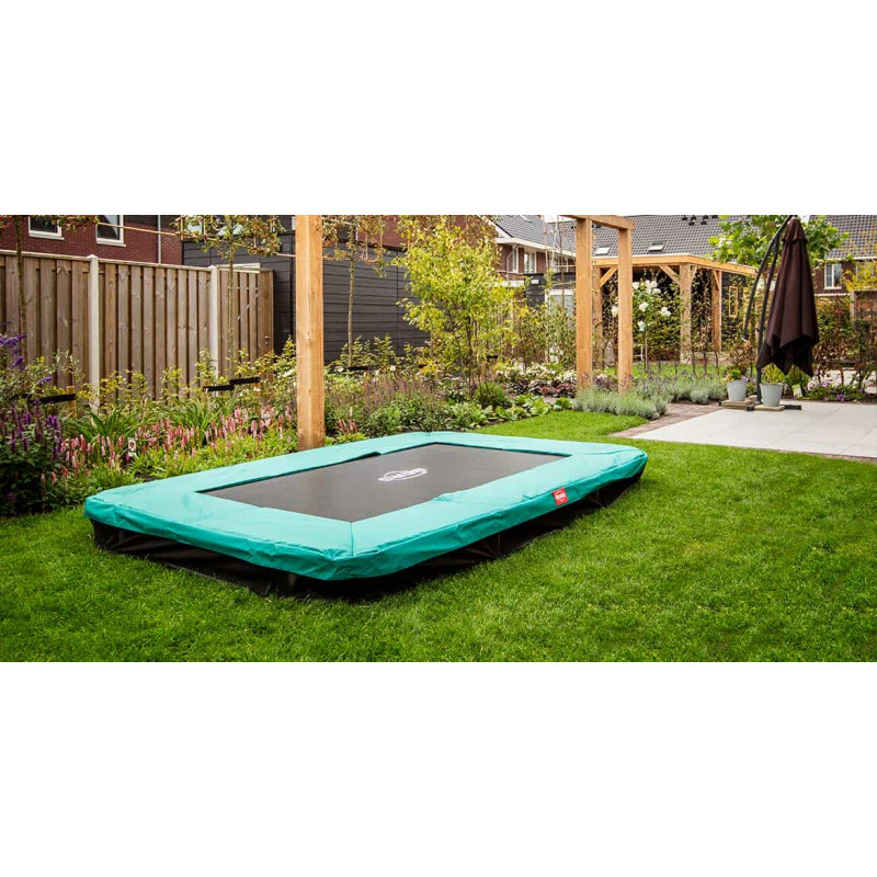 Батут Berg Ultim InGround Favorit Green 280x190 см с сеткой Comfort