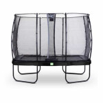 Батут Exit Elegant Black 214x366 см с сеткой Economy