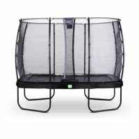Батут Exit Elegant Black 214x366 см з сіткою Economy