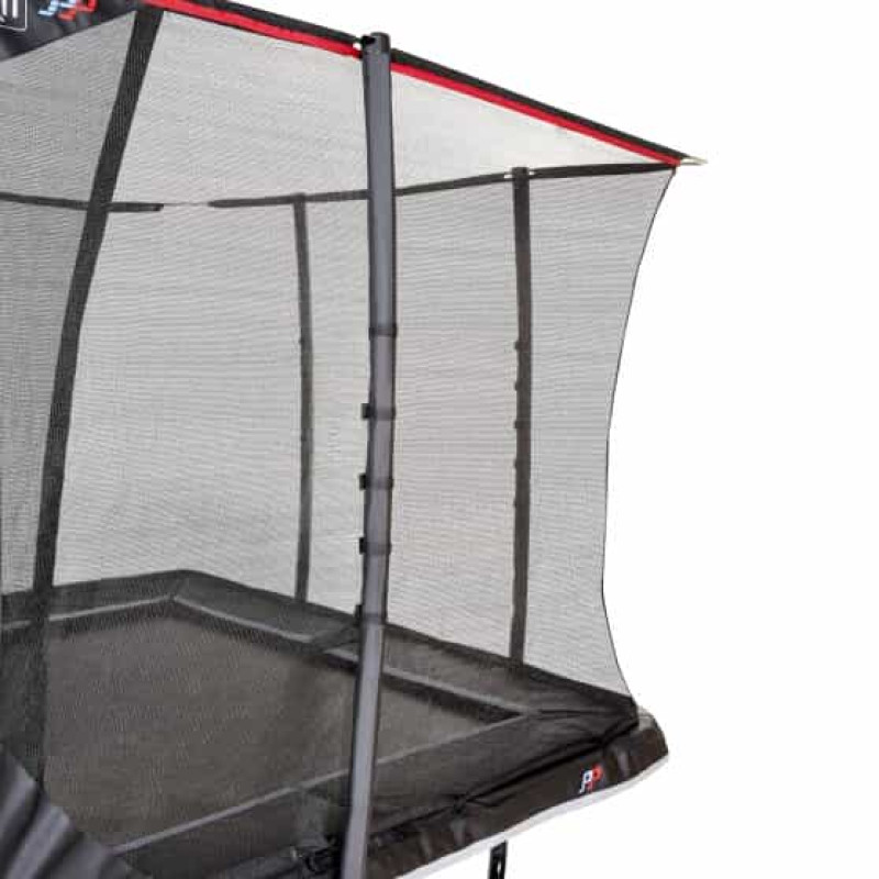 Батут Exit Peak Pro 275x458 см з сіткою і драбинкою
