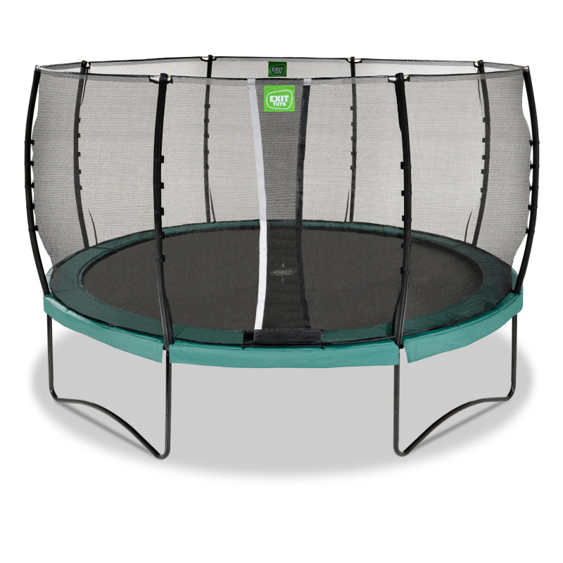 Батут Exit Allure Classic 427 см Green с сеткой