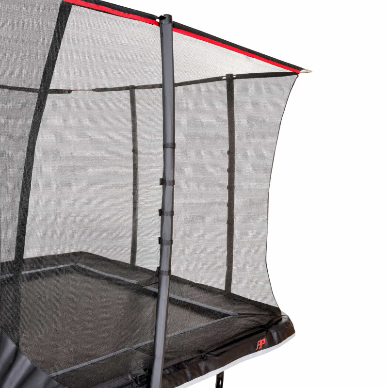 Батут Exit PeakPro 244x427 см с сеткой и лестницей
