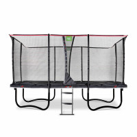 Батут Exit PeakPro 244x427 см с сеткой и лестницей