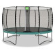 Батут Exit Allure Classic 427 см Green с сеткой