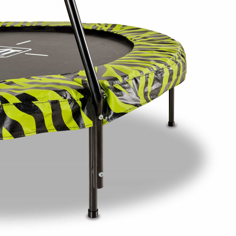 Батут Exit Tiggy Black/Green 140 см с ручкой