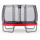 Батут Exit Elegant Premium Red 244x427 см с сеткой Deluxe