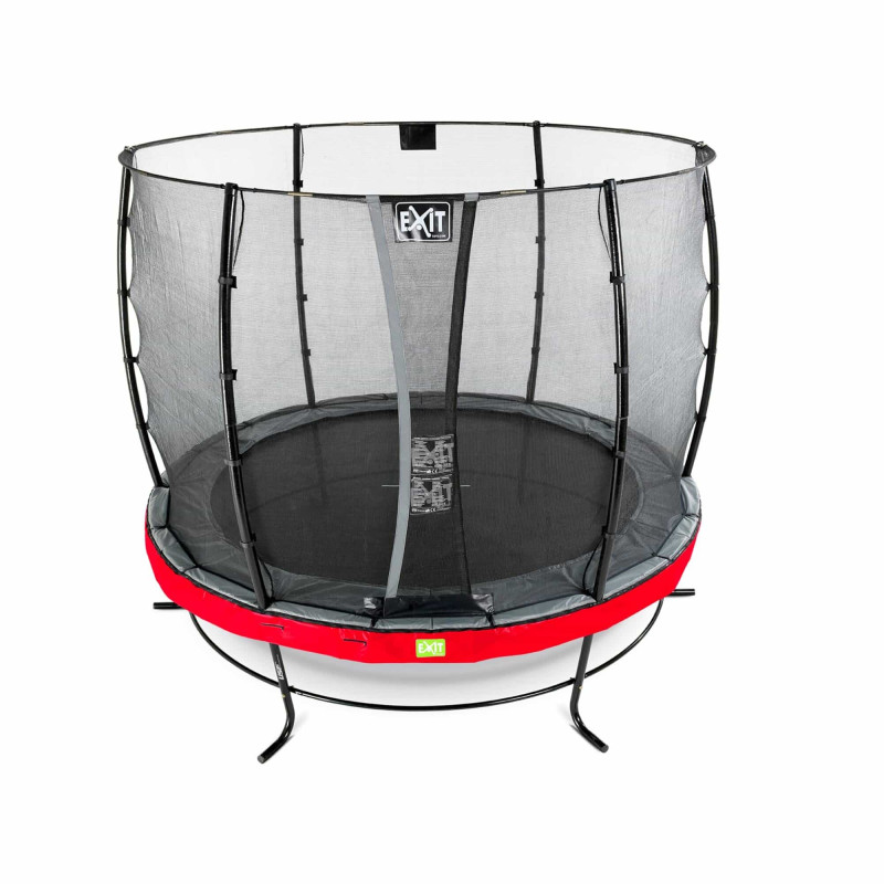 Батут Exit Elegant Red 305 см с сеткой Economy