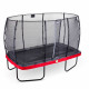 Батут Exit Elegant Red 244x427 см с сеткой Economy