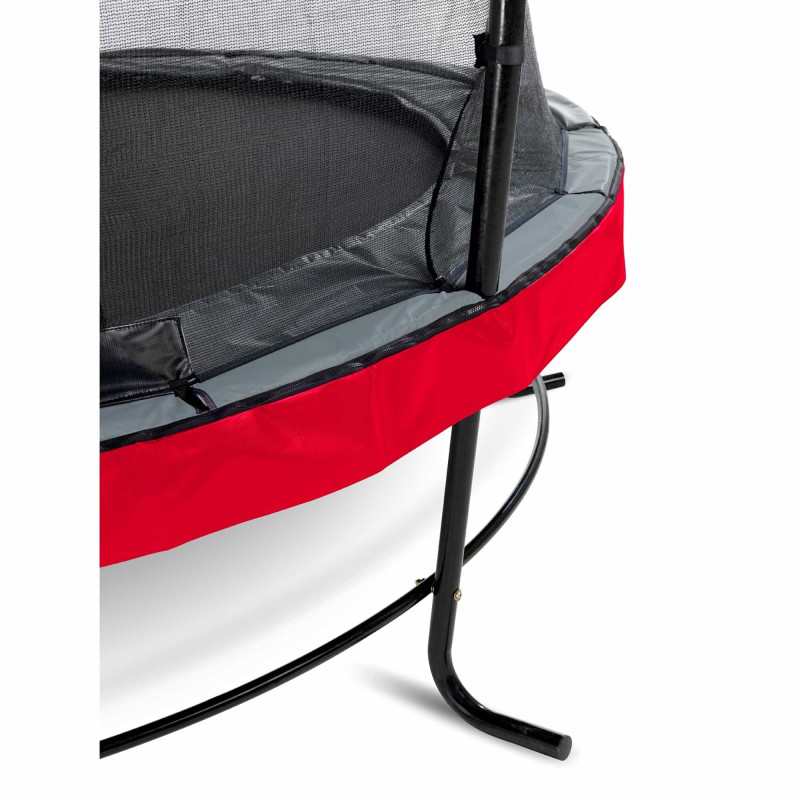 Батут Exit Elegant Red 427 см с сеткой Economy