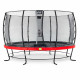 Батут Exit Elegant Red 427 см с сеткой Economy