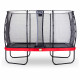 Батут Exit Elegant Red 244x427 см с сеткой Economy
