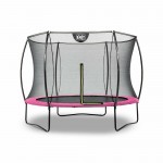 Батут Exit Silhouette Pink 244 см с сеткой
