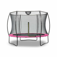 Батут Exit Silhouette Pink 244 см с сеткой
