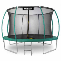 Батут Neo Sport Premium 374 см с сеткой и лестницей