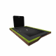 Батут Berg Ultim FlatGround Elite Grey 500x300 см с AeroWall Black 2x2