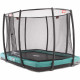 Батут Berg Ultim InGround Champion Green 330x220 см с сеткой Deluxe