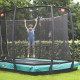 Батут Berg Ultim InGround Champion Green 330x220 см с сеткой Deluxe
