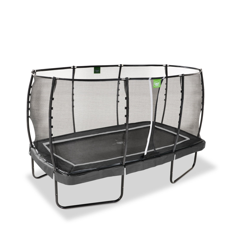 Батут Exit Allure Premium 244x427 см Black с сеткой