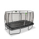 Батут Exit Allure Premium 244x427 см Black с сеткой