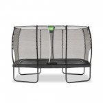 Батут Exit Allure Classic 214x366 см Black с сеткой