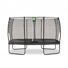 Батут Exit Allure Classic 214x366 см Black с сеткой