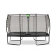 Батут Exit Allure Classic 214x366 см Black с сеткой