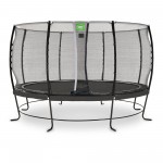 Батут Exit Lotus Classic Black 427 см с сеткой