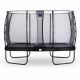 Батут Exit Elegant Black 244x427 см с сеткой Economy