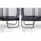 Батут Exit Elegant Black 244x427 см с сеткой Economy
