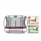Батут Exit Silhouette Pink 305 см с сеткой
