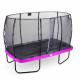 Батут Exit Elegant Purple 244x427 см с сеткой Economy