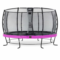 Батут Exit Elegant Premium Purple 427 см з сіткою Deluxe
