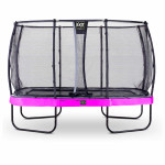 Батут Exit Elegant Premium Purple 244x427 см с сеткой Deluxe