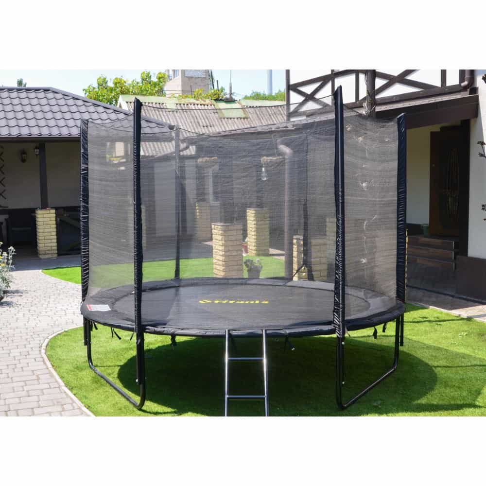 Батут Fitonix 252 см с внешней сеткой и лестницей