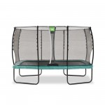 Батут Exit Allure Classic 214x366 см Green с сеткой