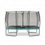 Батут Exit Allure Classic 214x366 см Green с сеткой