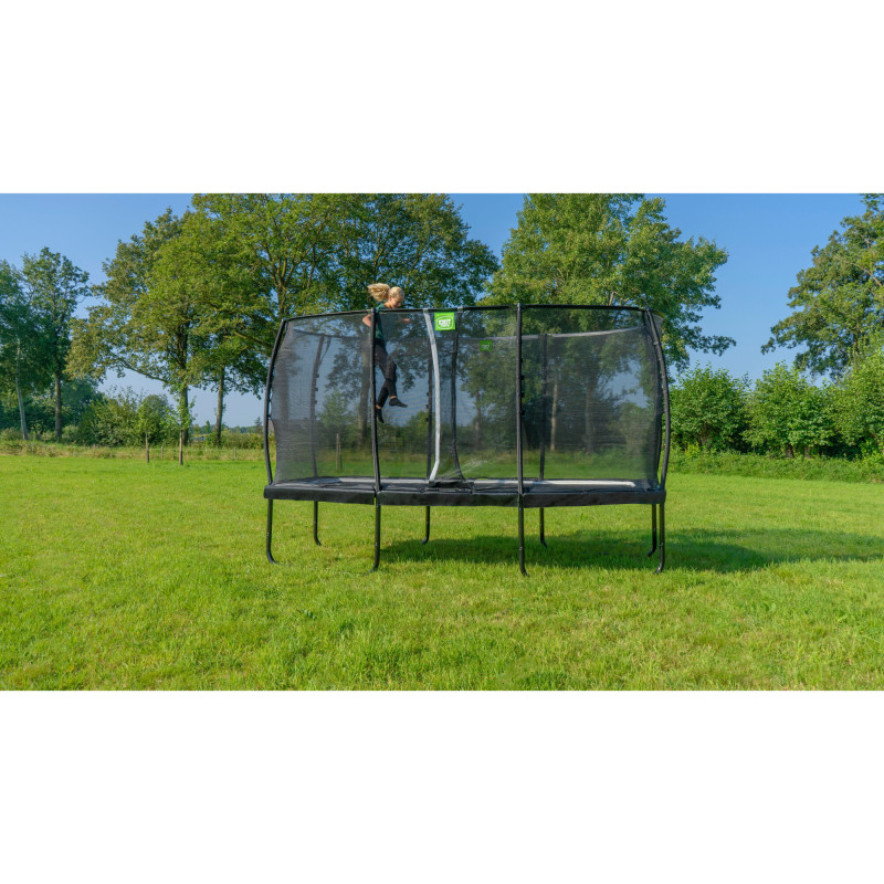 Батут Exit Allure Classic 214x366 см Green с сеткой