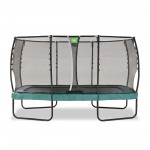 Батут Exit Allure Premium 244x427 см Green с сеткой