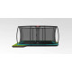 Батут Berg Ultim FlatGround Champion Green 410x250 см із сіткою Deluxe XL