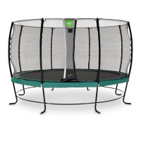 Батут Exit Lotus Classic Green 427 см з сіткою