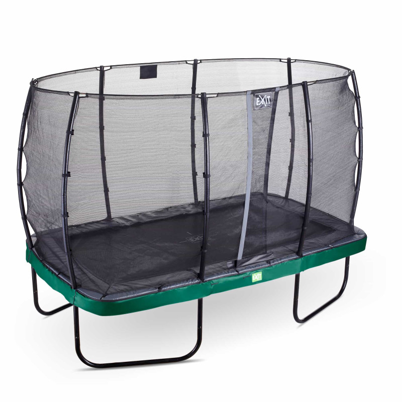 Батут Exit Elegant Green 214x366 см с сеткой Economy