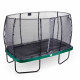 Батут Exit Elegant Green 214x366 см с сеткой Economy