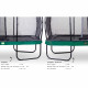 Батут Exit Elegant Premium Green 214x366 см с сеткой Deluxe