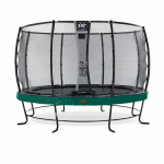 Батут Exit Elegant Premium Green 366 см с сеткой Deluxe