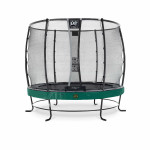 Батут Exit Elegant Premium Green 253 см с сеткой Deluxe