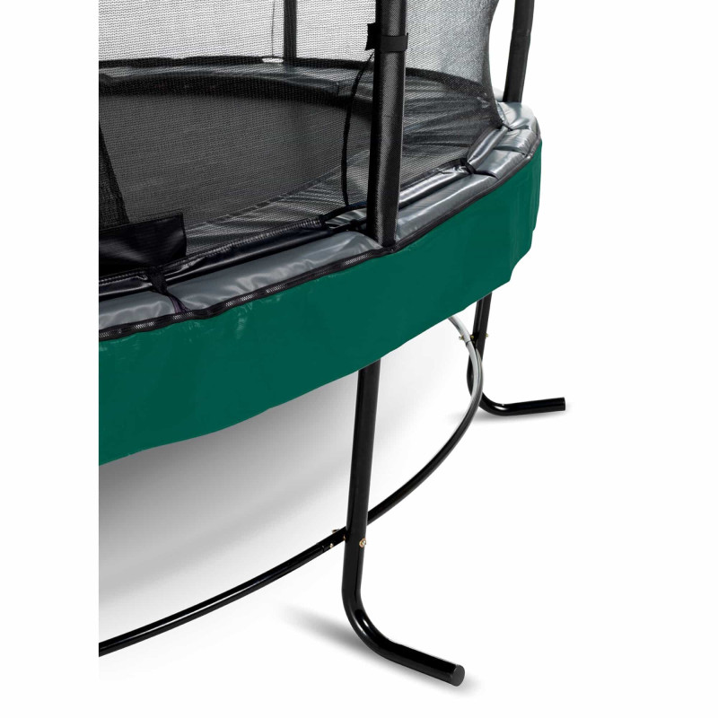 Батут Exit Elegant Premium Green 253 см с сеткой Deluxe