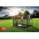 Батут Berg Ultim FlatGround Elite Grey 500x300 см с сеткой Deluxe XL