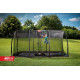 Батут Berg Ultim FlatGround Elite Grey 500x300 см с сеткой Deluxe XL